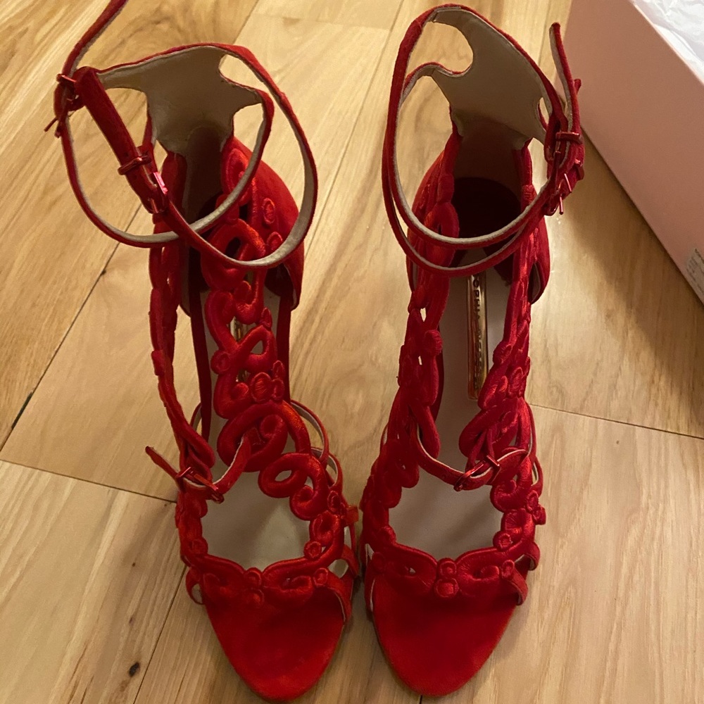 Sophia Webster Red Heels